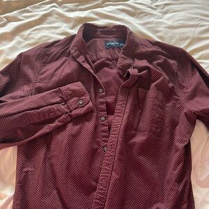 Abercrombie Large Long Sleeve - Burgundy